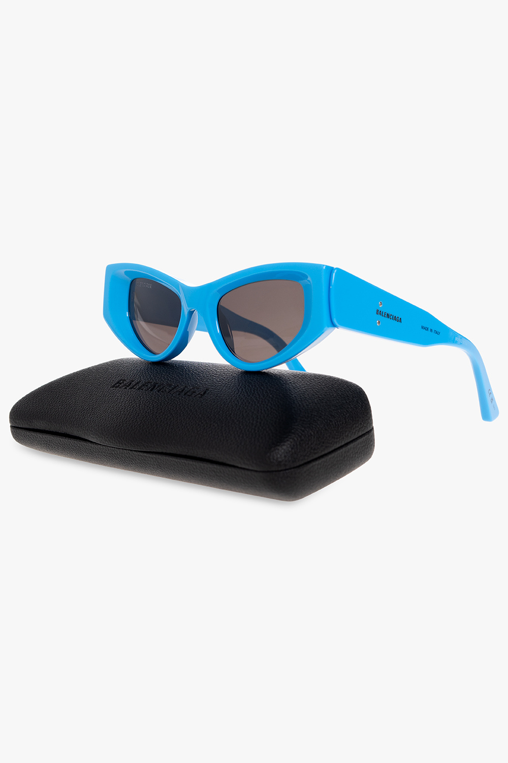 Balenciaga on sale sunglasses blue